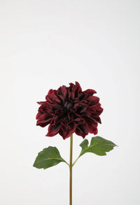 Rode kunst Dahlia - 80cm