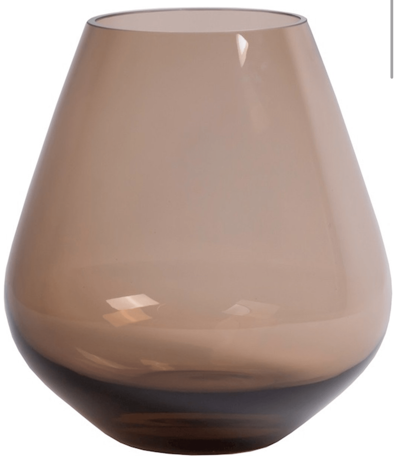 Windlicht / vaas bruin L - Bloom of life