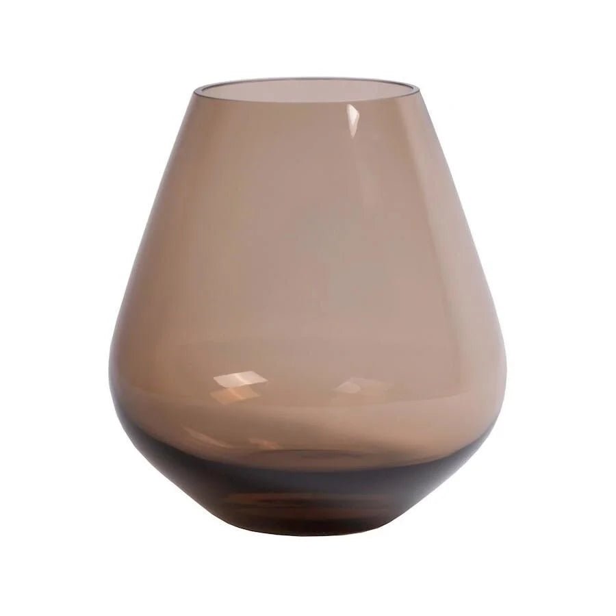 Windlicht/ vaas bruin M - Bloom of life