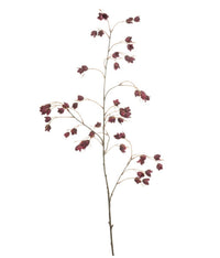 Buttercup spray burgundy 105cm