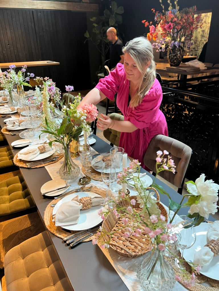 Tafel aankleding door Lisanne Vanouds | Bloom of life