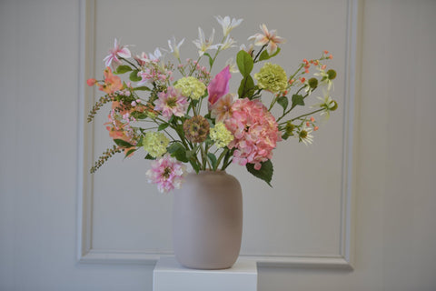 Zijden Boeket Fem Green - Bloom of life