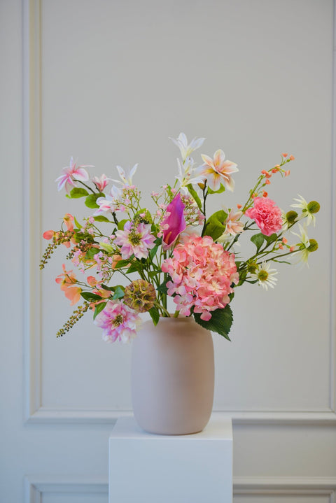 Zijden Boeket Fem Green - Bloom of life