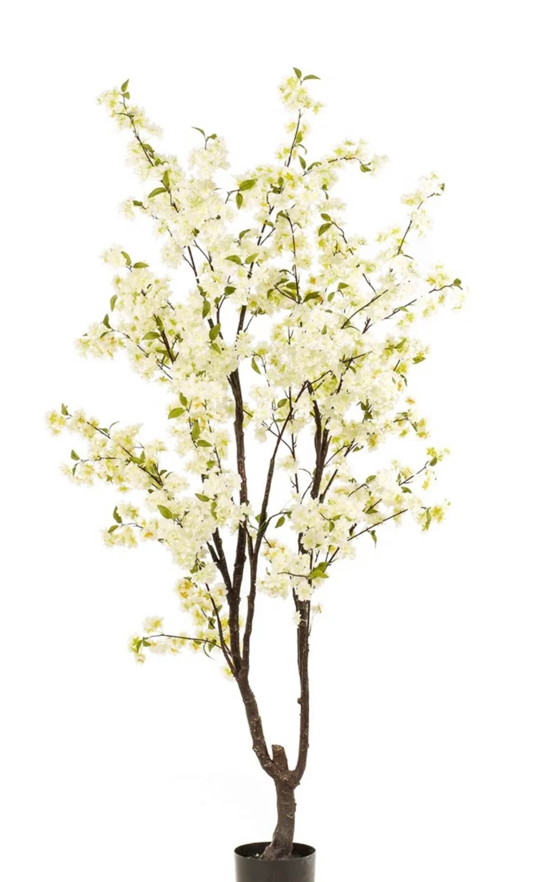 Witte cherry blossom kunstboom