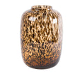 Cheetah - glazen vaas - bruin - Bloom of life
