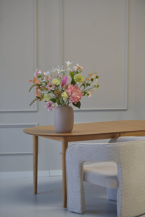 Zijden Boeket Fem Green - Bloom of life