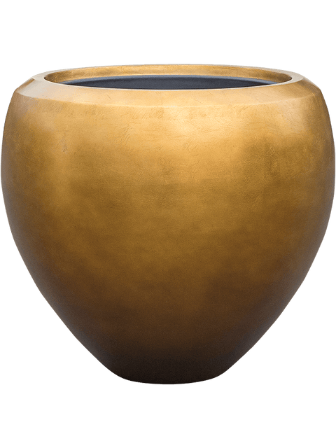 Lage bloempot - goud - op bestelling - Bloom of life