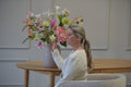 Zijden Boeket Fem Green - Bloom of life