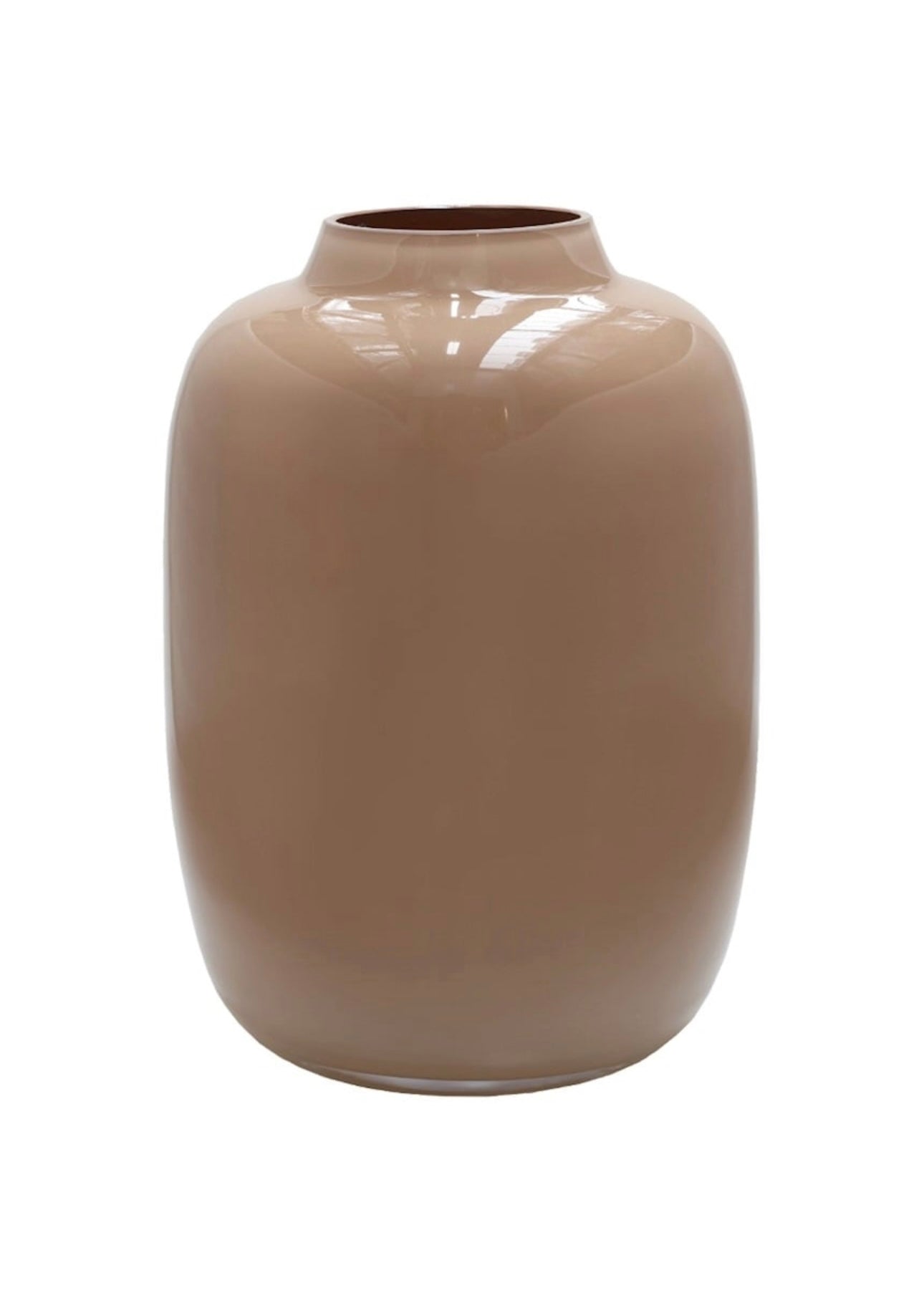Artic S Vaas Sand – Zandkleurige Keramische Vaas Ø25 x H27 cm