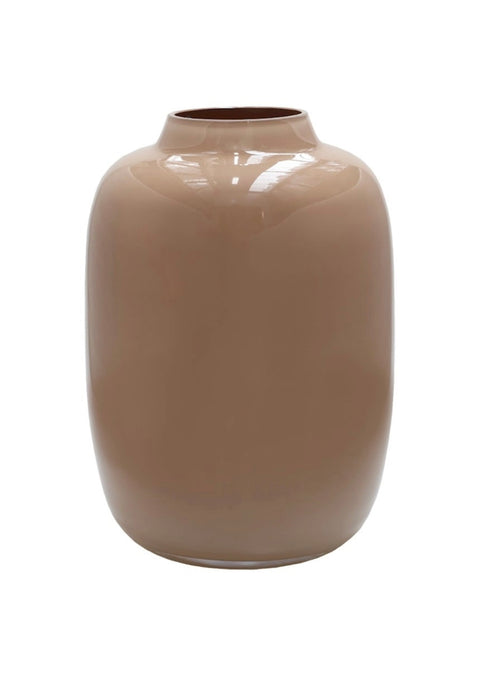 Artic S Vaas Sand – Zandkleurige Keramische Vaas Ø25 x H27 cm