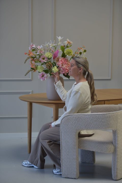 Zijden Boeket Fem Green - Bloom of life