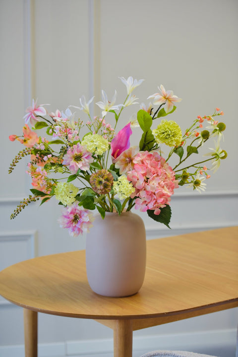 Zijden Boeket Fem Green - Bloom of life