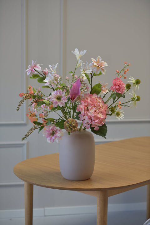 Zijden Boeket Fem Green - Bloom of life