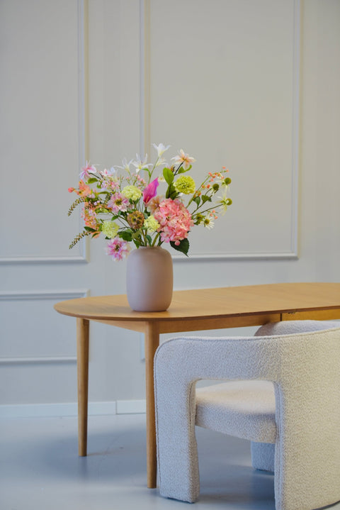 Zijden Boeket Fem Green - Bloom of life