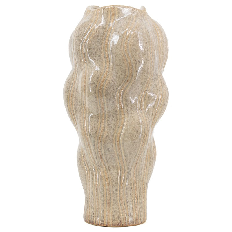 Organisch vaas Zand 18 × 18 × 36,5 cm