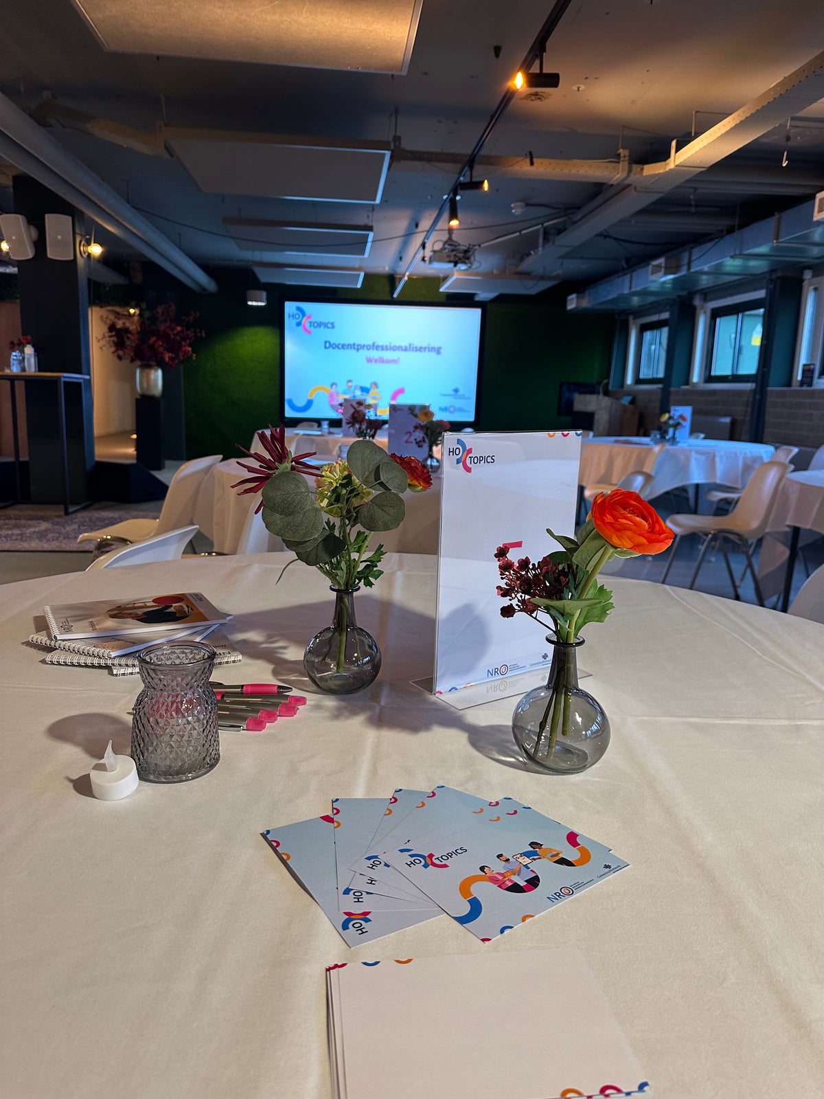 Tafel aankleding NWO | Bloom of life