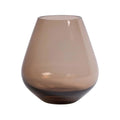 Windlicht/ vaas bruin M - Bloom of life