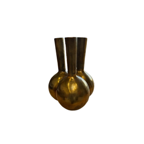 Gouden toetervaas - 3 mouth | Bloom of life