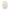 Ronde aardewerk vaas Leaf beige, 20 × 20 × 23 cm